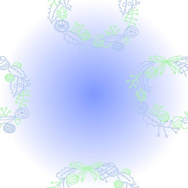 Soyut çiçekler süslemelerine Dikişsiz desen