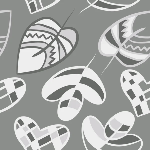 Soyut renkli yaprakları Dikişsiz deseni