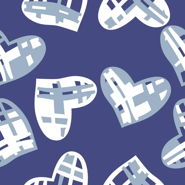 Renkli kalpler ile dikişsiz vektör illüstrasyon