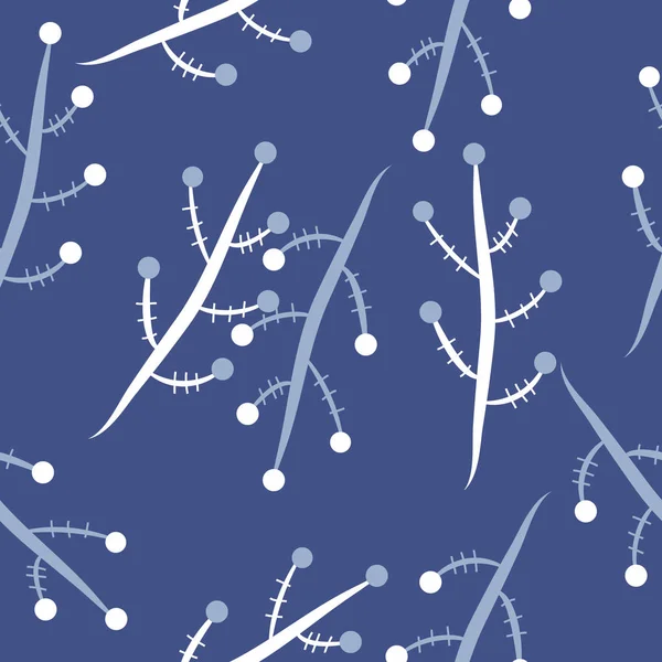 Soyut renkli dalları Dikişsiz desen