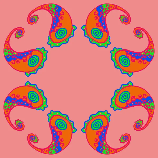 kopya alanı ile soyut basit çiçek deseni