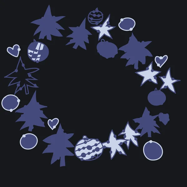 Sömlösa Mönster Abstrakt Färgglada Julgranar — Stock vektor