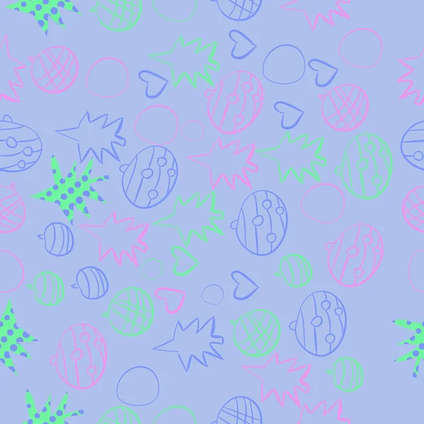 Soyut renkli noel temasının kusursuz deseni