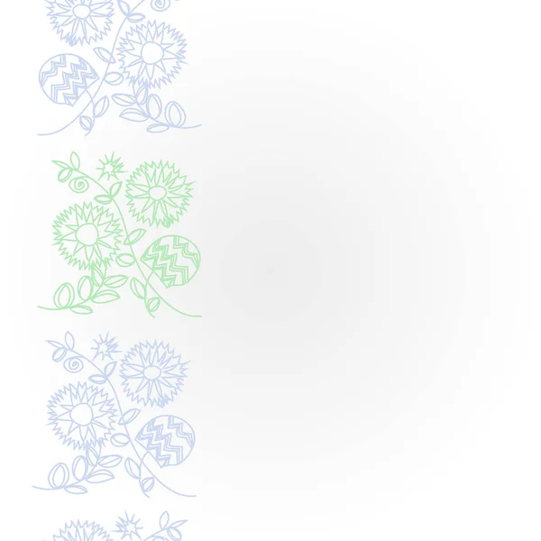 Безшовний Візерунок Абстрактного Квіткового Фону — стоковий вектор