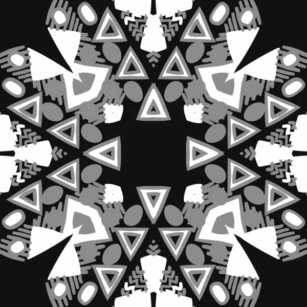 Vektor Illustration Med Färgglada Kaleidoskop Mönster — Stock vektor