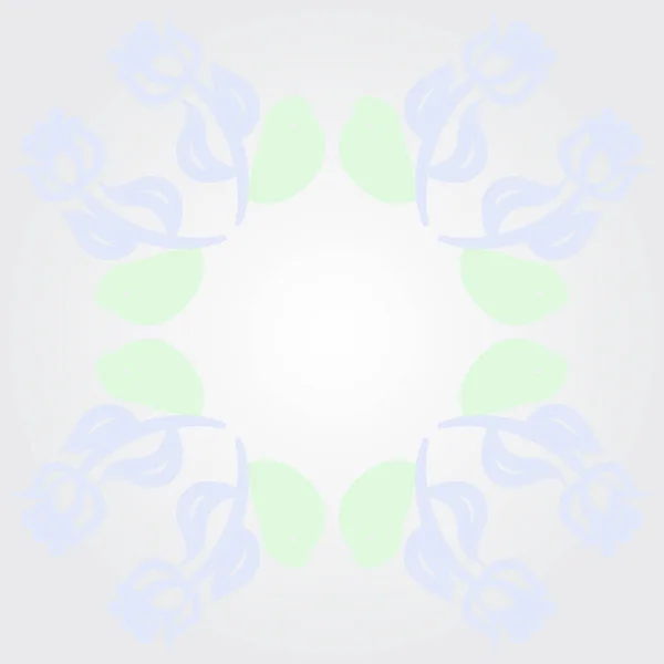 抽象的 简洁的花的无缝图案 — 图库矢量图片