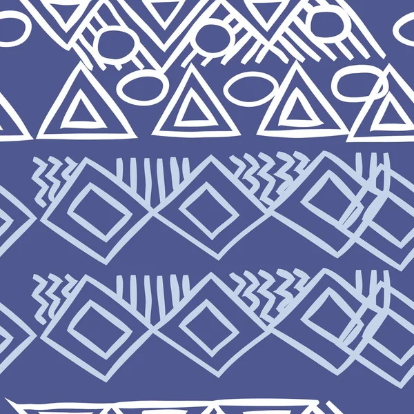 Stylized Ethnic Ornament Pattern Vector Illustration — Stock Vector