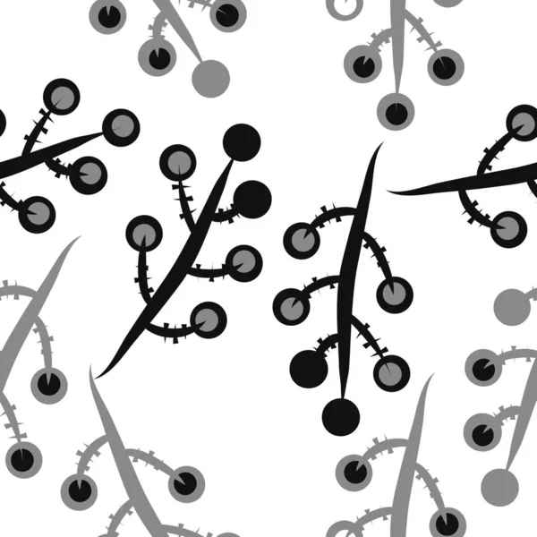 Безшовний Візерунок Абстрактних Барвистих Гілок — стоковий вектор