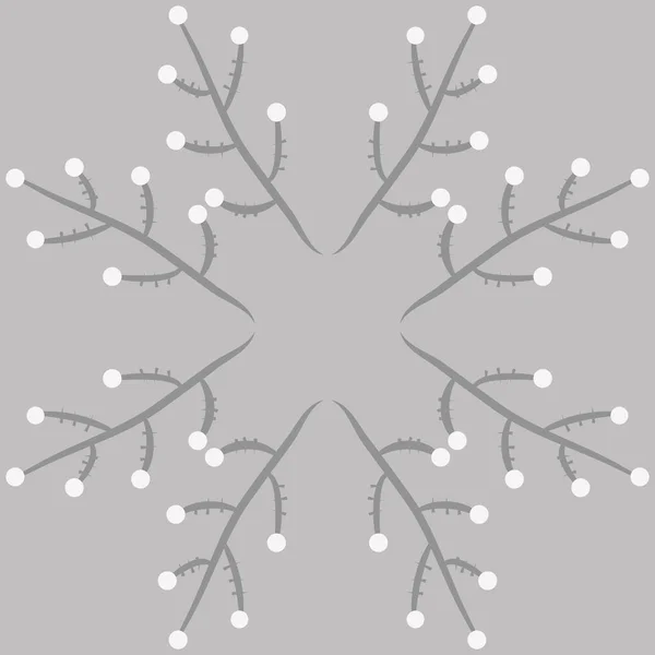 Abstrakt Enkelt Blommönster Med Kopierings Utrymme — Stock vektor