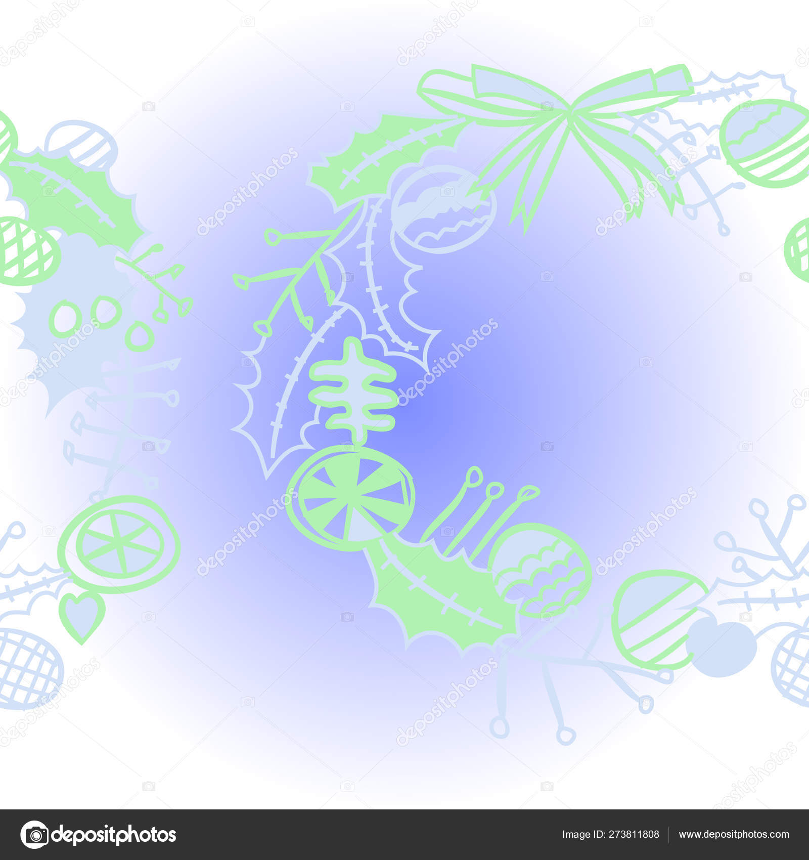 Garland Pattern Background Vector Stock Vector by ©kuklaluda 273811808