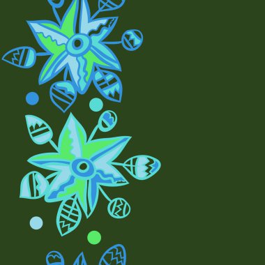 Soyut çiçek arka plan Dikişsiz desen