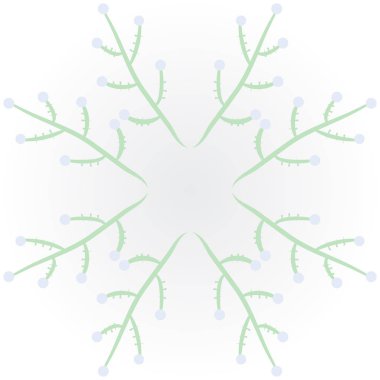 kopya alanı ile soyut basit çiçek deseni