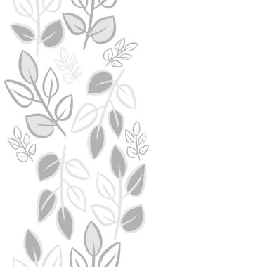 Soyut basit yaprakların kusursuz deseni