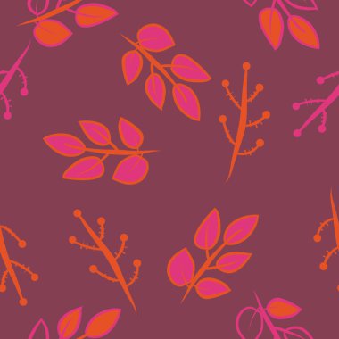 kopya alanı ile soyut basit çiçek deseni