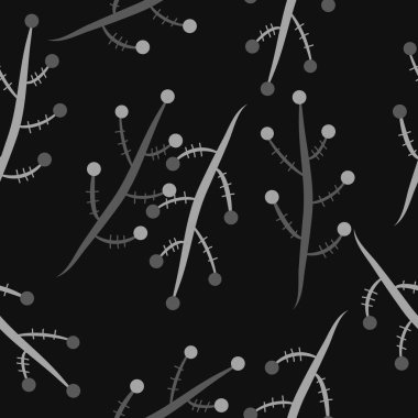 Soyut renkli dalları Dikişsiz desen