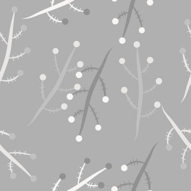 Soyut renkli dalları Dikişsiz desen