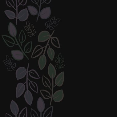 Soyut basit yaprakların kusursuz deseni