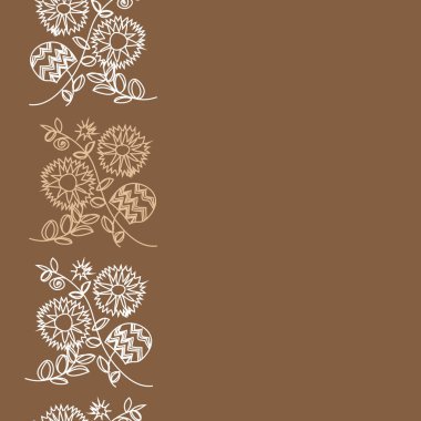 Soyut çiçek arka plan Dikişsiz desen