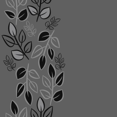 Soyut basit yaprakların kusursuz deseni