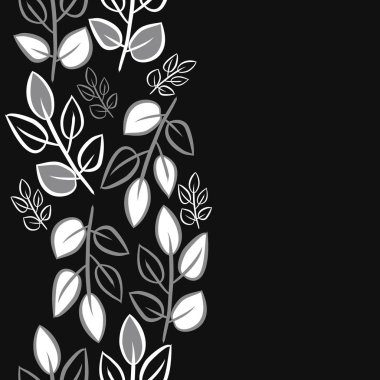 Soyut basit yaprakların kusursuz deseni