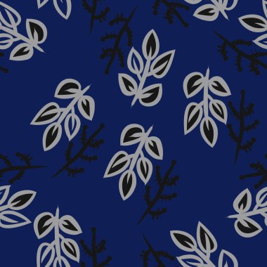 Soyut renkli yaprakları Dikişsiz deseni