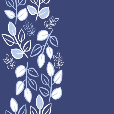 Soyut basit yaprakların kusursuz deseni