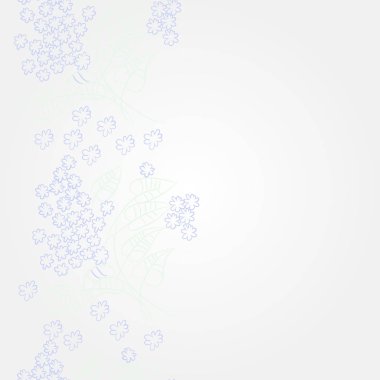 Soyut güzel renkli çiçekler ve yaprakları Dikişsiz deseni