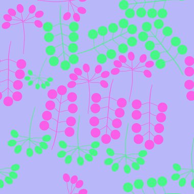 kopya alanı ile soyut basit çiçek deseni