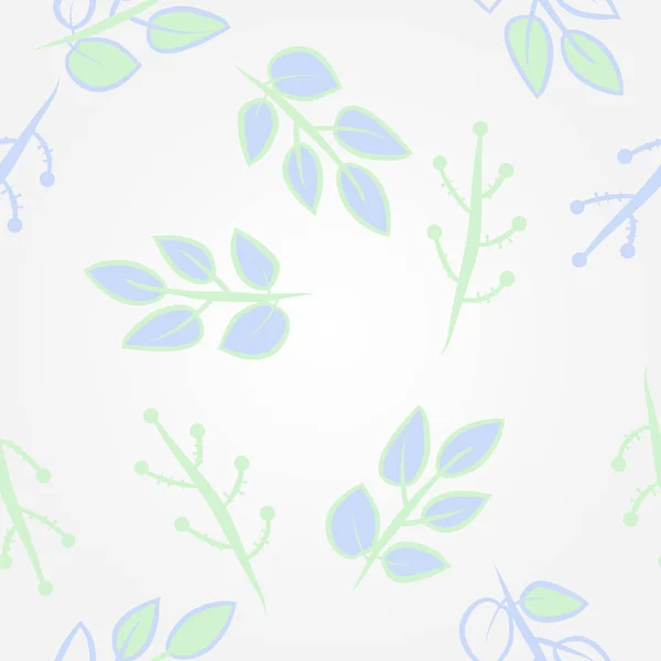 Abstracto Patrón Floral Simple Con Espacio Copia — Vector de stock