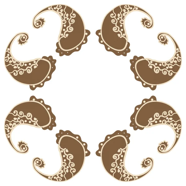 kopya alanı ile soyut basit çiçek deseni