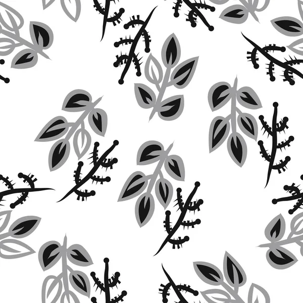 Soyut renkli yaprakları Dikişsiz deseni