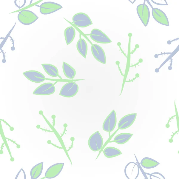 Abstracto Patrón Floral Simple Con Espacio Copia — Vector de stock