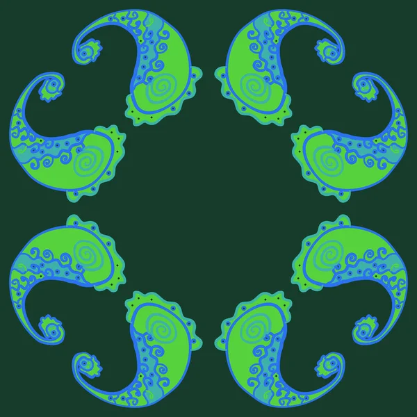 kopya alanı ile soyut basit çiçek deseni