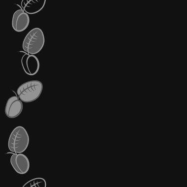 renkli arka plan üzerinde erik, kopyalama alanı