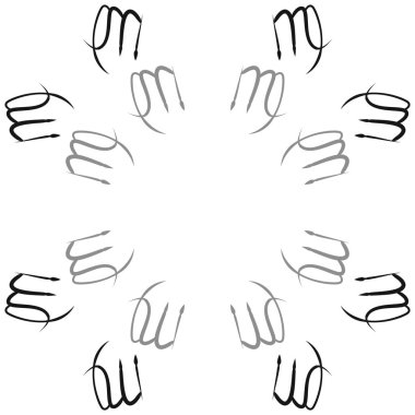 Zodiac Signs Dikişsiz desen. Vektör Illustration