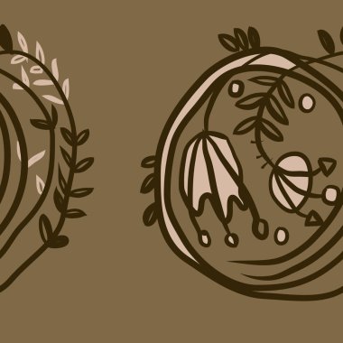 Kusursuz çiçek deseni. Vektör illüstrasyonu