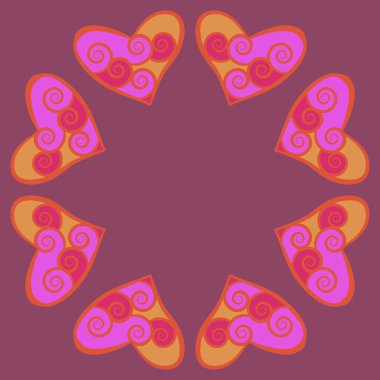 Dalgalar ile soyut basit kalplerin kusursuz desen