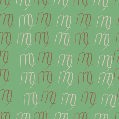 Dağınık sembollerle kesintisiz soyut desen