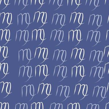 Dağınık sembollerle kesintisiz soyut desen