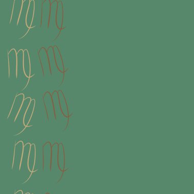 Soyut basit kaligrafik süslemenin kusursuz deseni