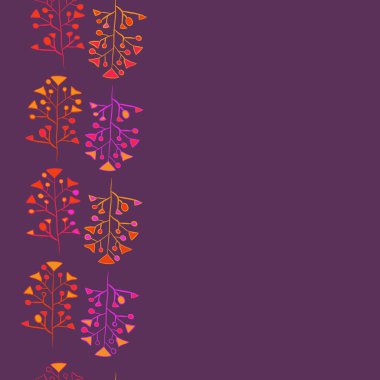 Soyut basit yaprakların kusursuz deseni