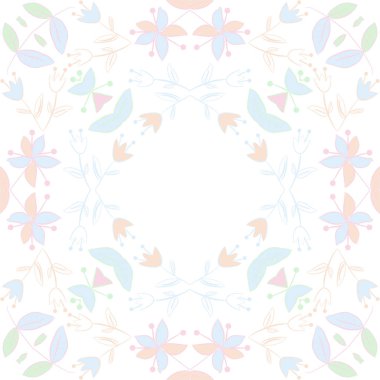 Soyut renkli yaprakları Dikişsiz deseni