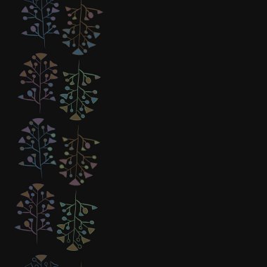 Soyut basit yaprakların kusursuz deseni