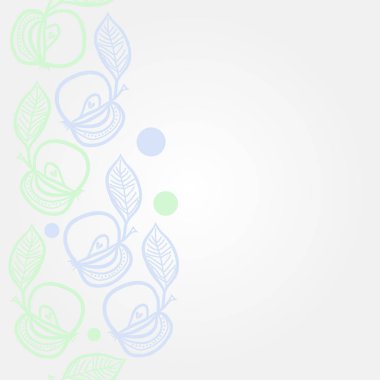 Kusursuz çiçek deseni. Vektör illüstrasyonu