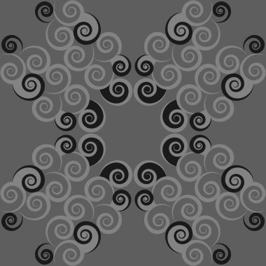 Soyut renkli girdapların kusursuz deseni