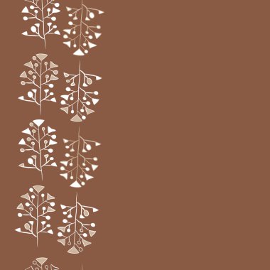 Soyut basit yaprakların kusursuz deseni