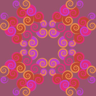 Soyut renkli girdapların kusursuz deseni