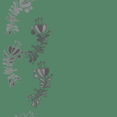 Soyut basit çiçeklerin kusursuz deseni