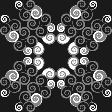 Soyut renkli girdapların kusursuz deseni