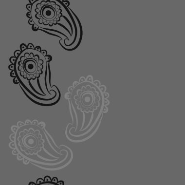 Kusursuz çiçek deseni. Vektör illüstrasyonu